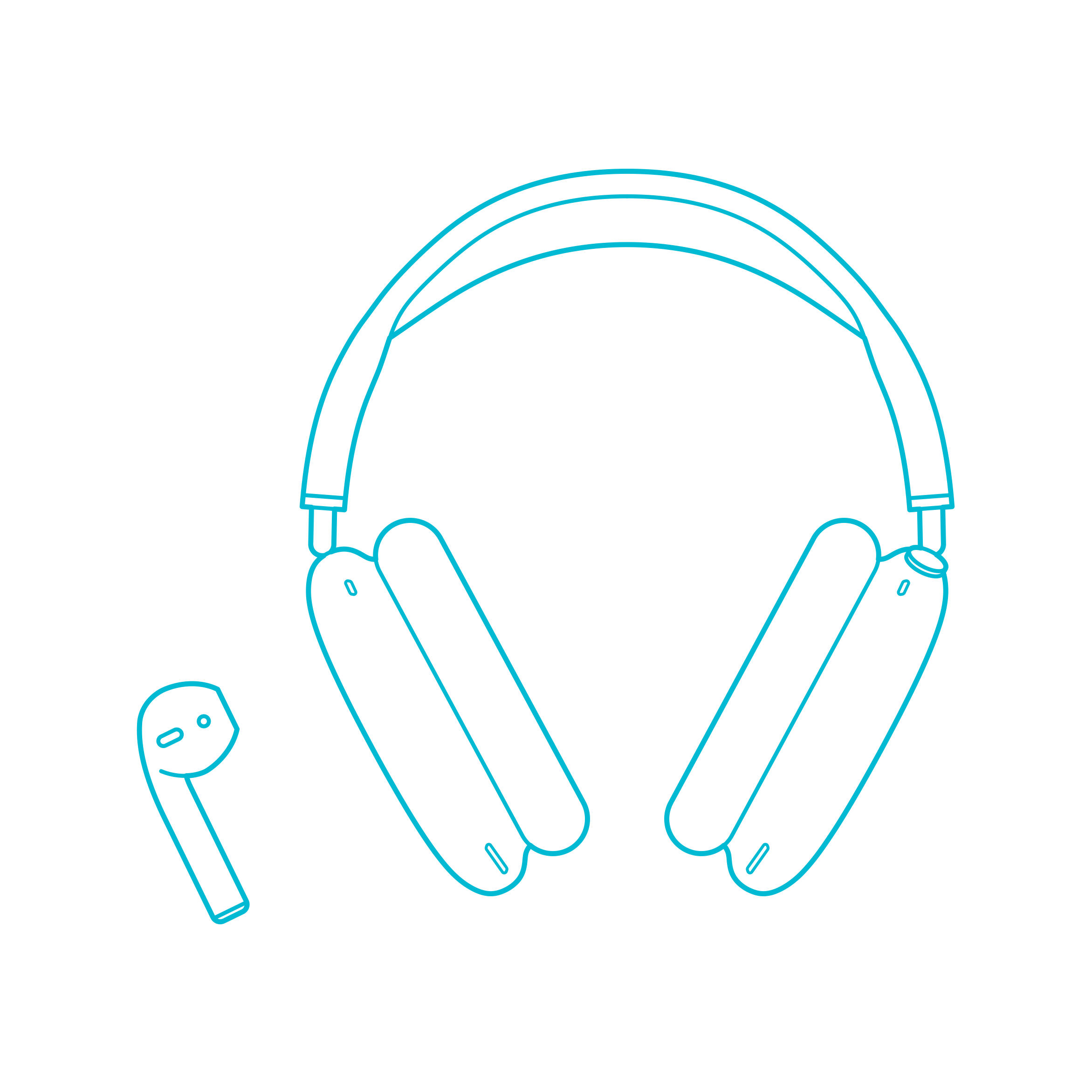 Digital Headphones Intro Ink Drawing Svg Vector Free Vectors